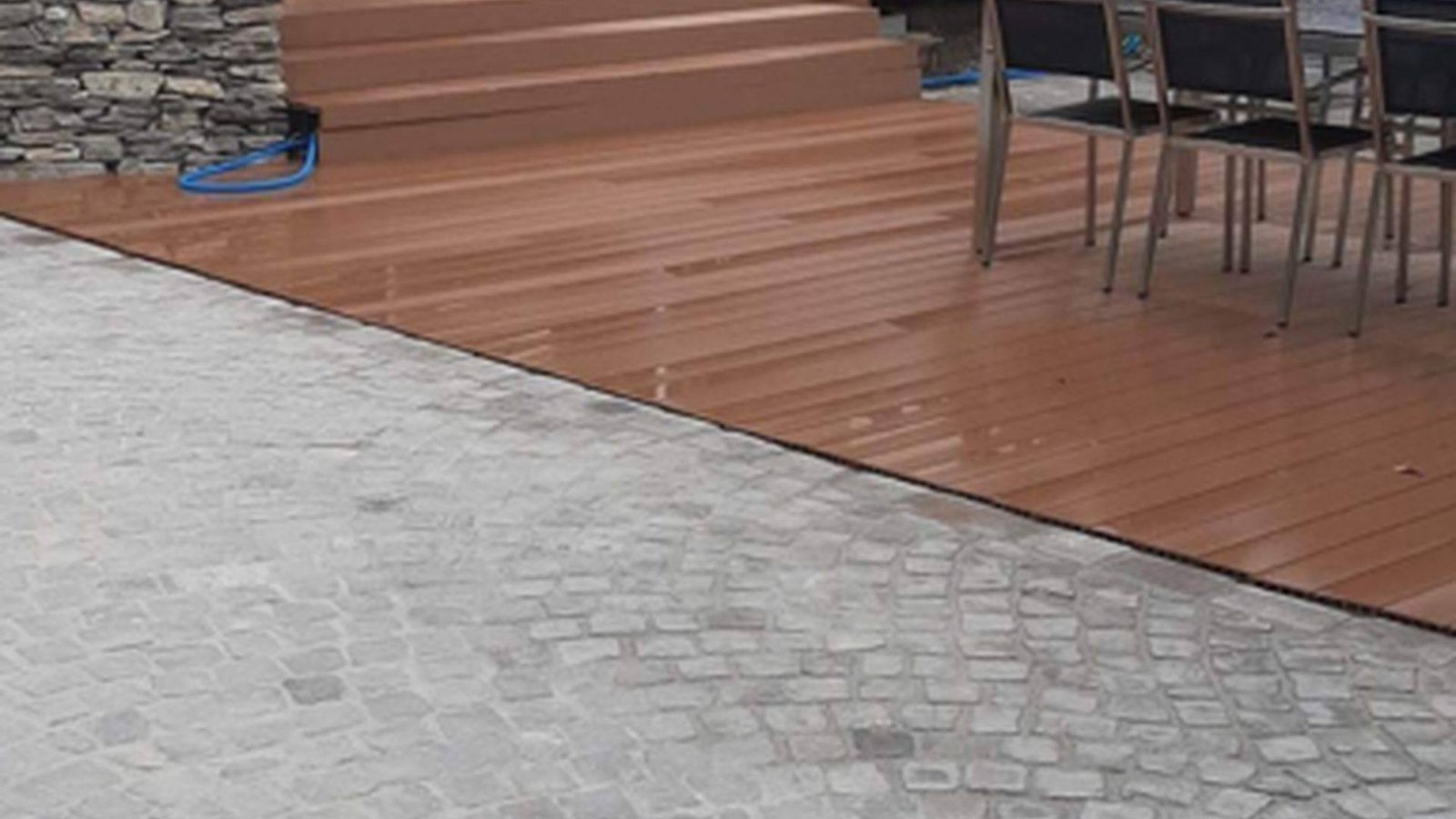 WPC-Terrasse von RJ Bau im Wallis